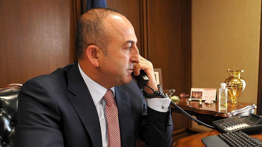 Çavuşoğlu ndan Meşal e taziye telefonu!